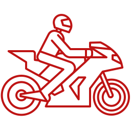 Motorrad Icon designed by Chattapat.k from Flaticon.com